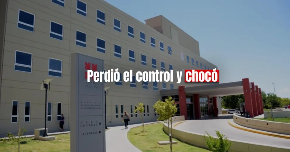 Tres menores y su mamá chocaron con una camioneta y terminaron en el hospital 