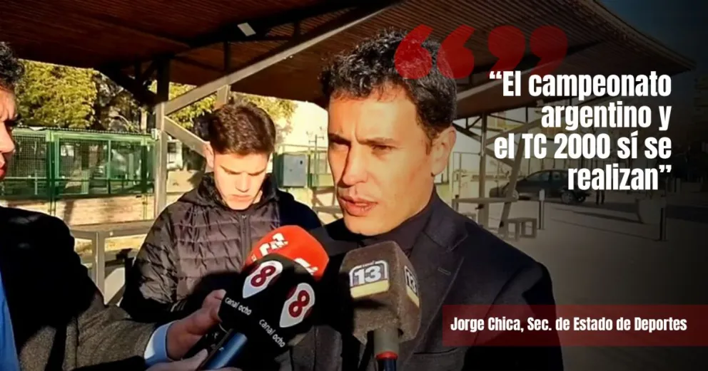 Día Provincial del Deporte: Jorge Chica confirmó el Campeonato Argentino de Ciclismo y el TC 2000 en el Zonda