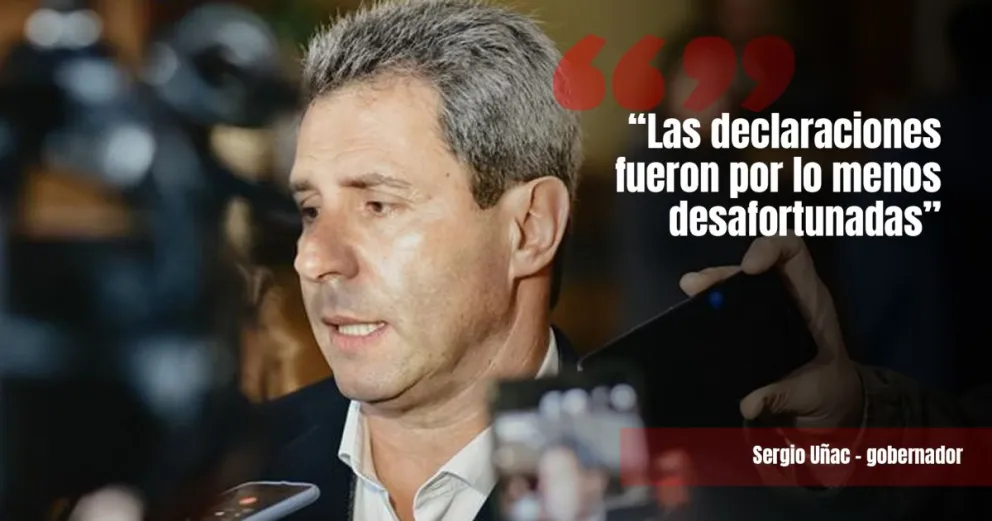 ¿Qué dijo el gobernador sobre los comentarios de Juan Carlos Gioja?