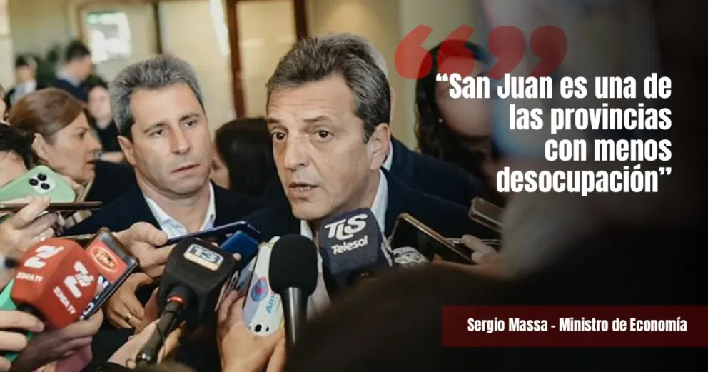 Massa destacó el modelo económico de San Juan, la minería, el deporte y el turismo