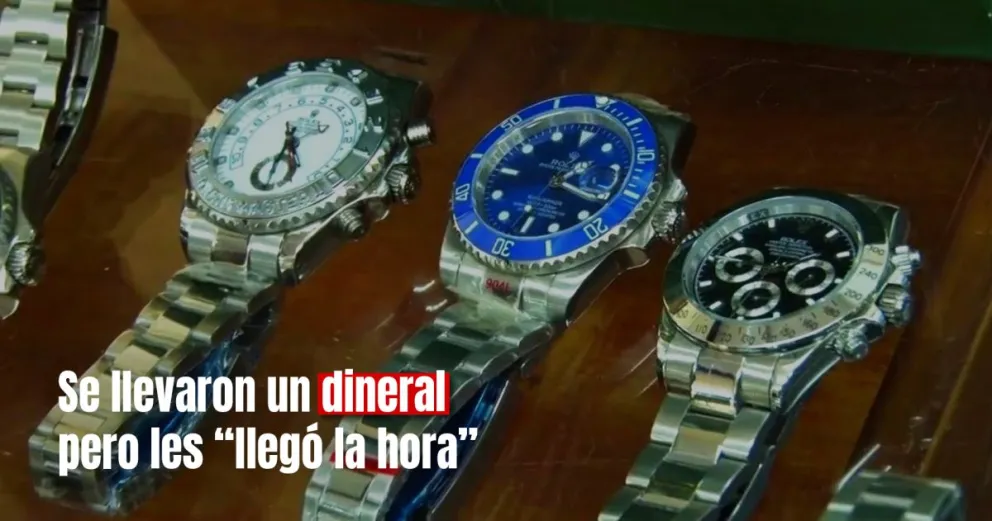 Entraron a su casa y le robaron casi un millón de pesos y relojes de lujo