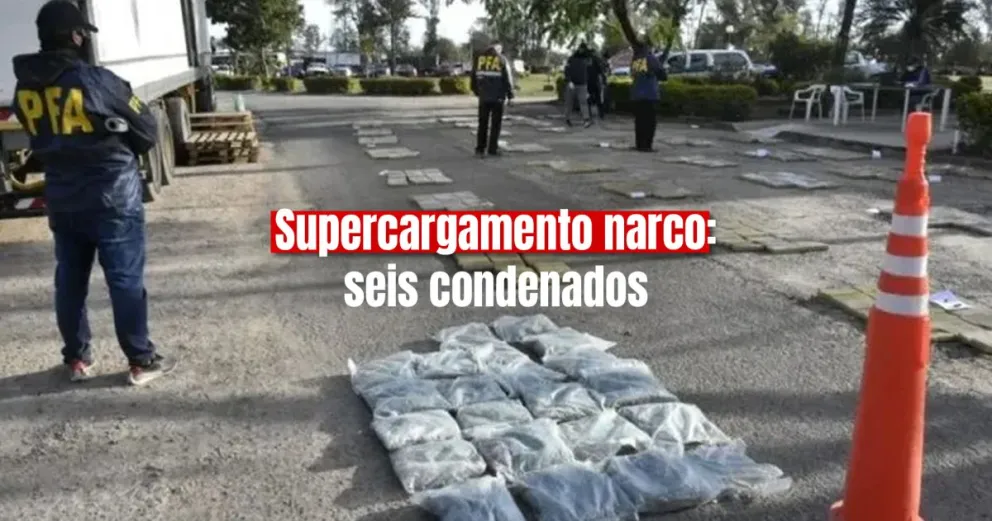 Condenaron a seis sospechosos que cayeron con casi 800 kilos de droga 