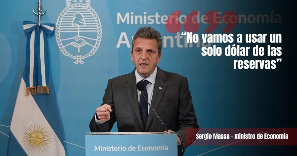 Sergio Massa anticipó que para el acuerdo con el FMI no se utilizarán fondos de las reservas 