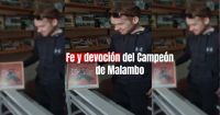 El Campeón Nacional de Malambo cumplió su promesa en la Difunta Correa 