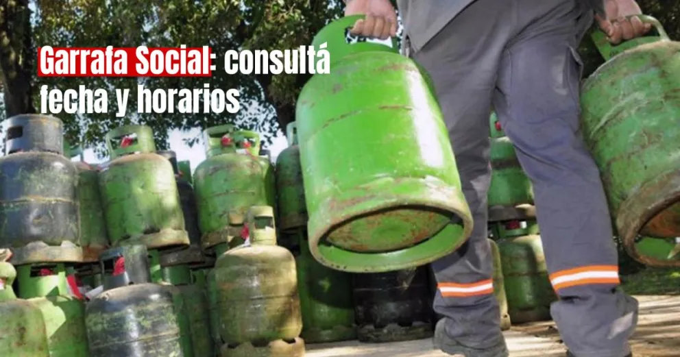 Conocé el recorrido del camión de la Garrafa Social para la primera semana de agosto