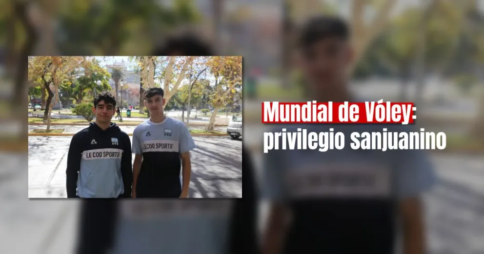 Vóley U19: Juan Sánchez y Mateo Gómez, los sanjuaninos que jugarán un Mundial en casa