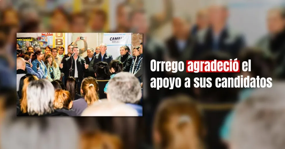 Militantes, dirigentes y vecino de Chimbas apoyaron a los candidatos de Marcelo Orrego 