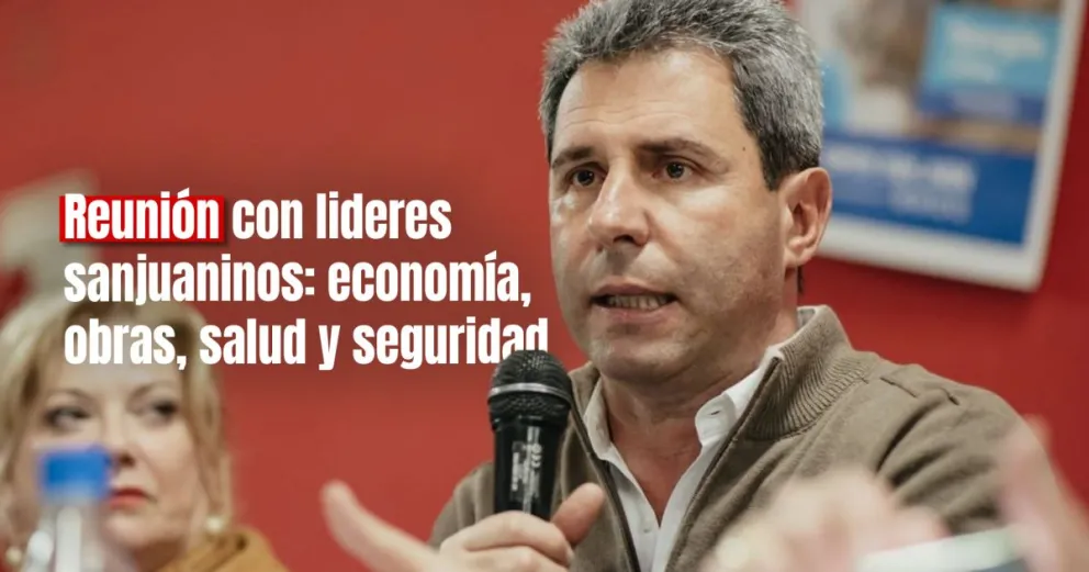 El gobernador, Sergio Uñac tendrá un conversatorio con líderes sanjuaninos