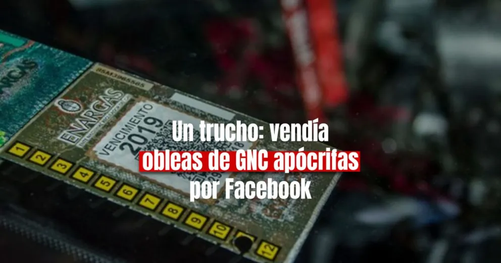 Detenido por vender obleas de GNC truchas