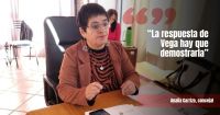 Analía Carrizo: “La respuesta de Vega hay que demostrarla”