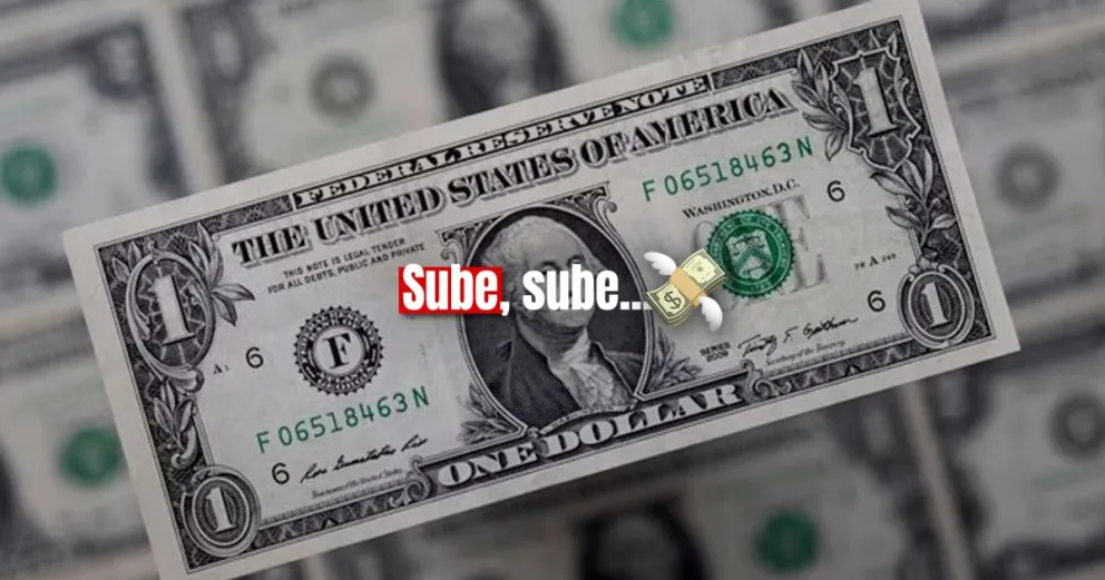El dólar sigue en alza y en San Juan aumentó $13