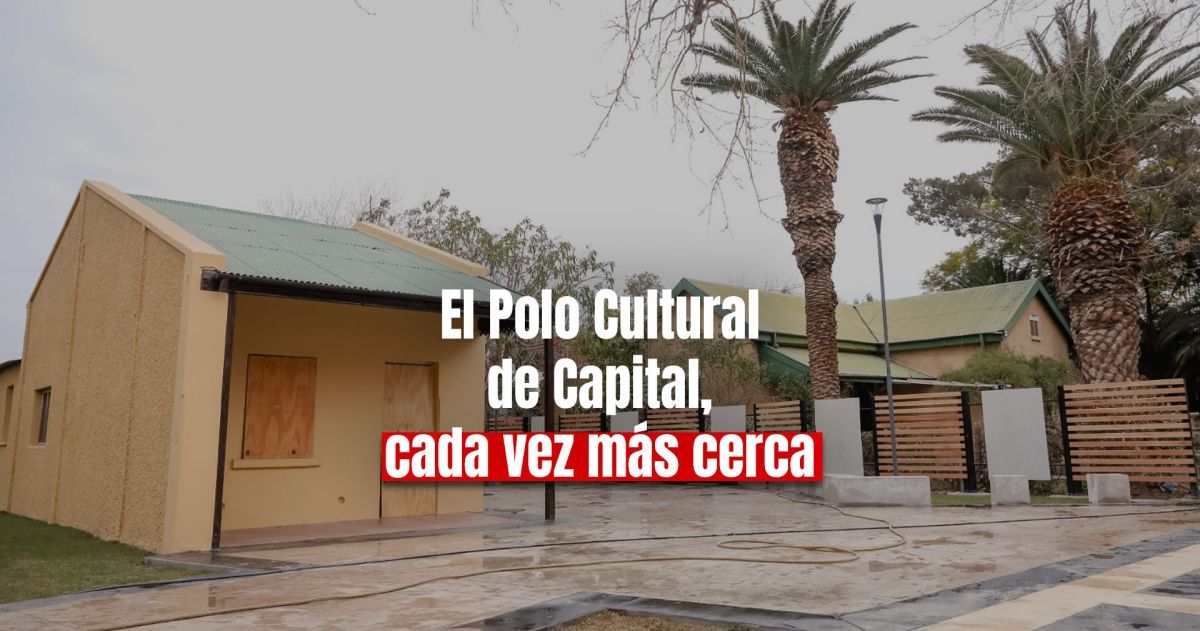 Avanzan las obras en el Polo Cultural Municipal de Capital