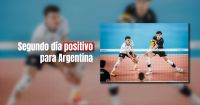 Argentina cerró la segunda jornada con un triunfo ante Serbia