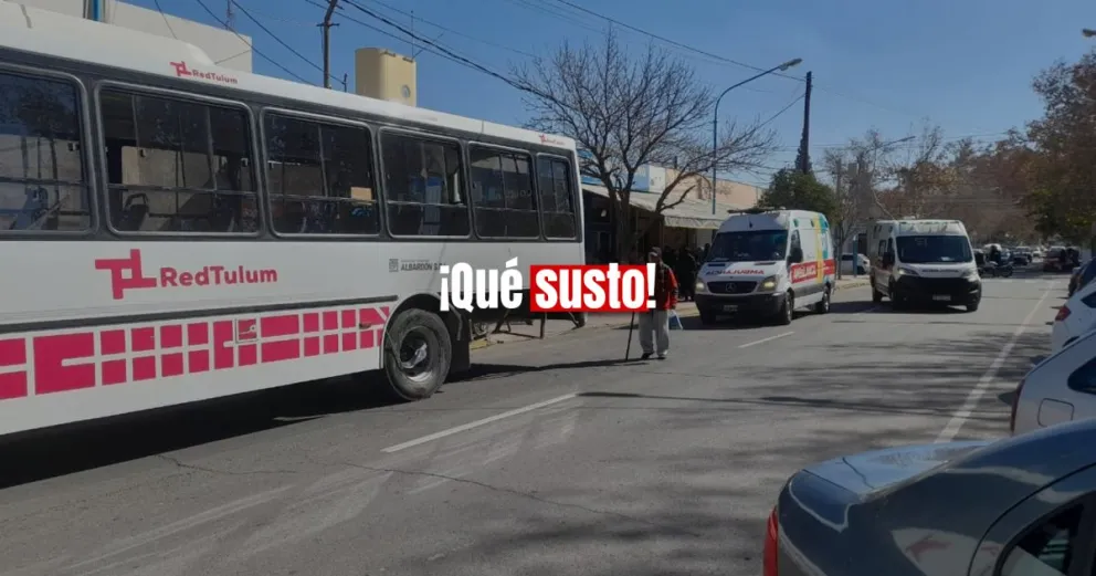 Varios heridos tras un choque entre un camión y colectivo en Albardón 