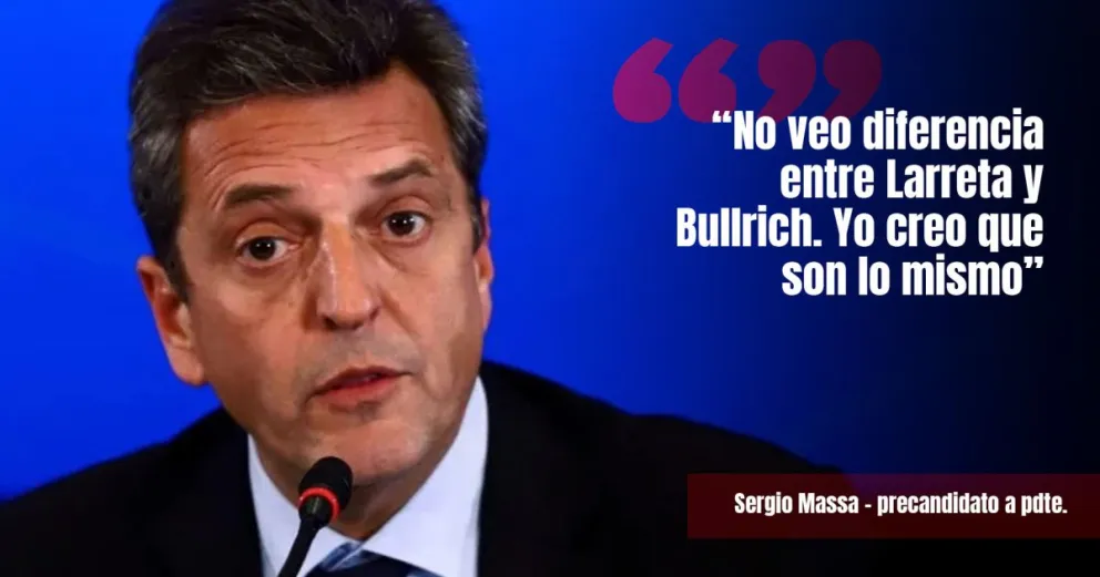 Massa dijo que "Larreta y Bullrich son lo mismo" y que Macri es el verdadero líder de JxC 