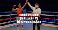 Mauro, el réferi sanjuanino de boxeo mejor rankeado a nivel mundial