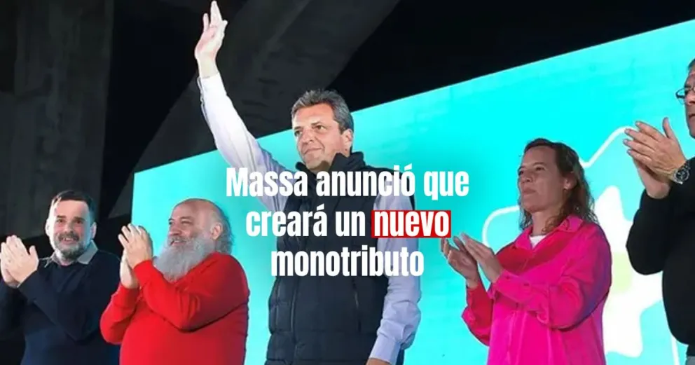 Con un DNU Massa creará un monotributo productivo