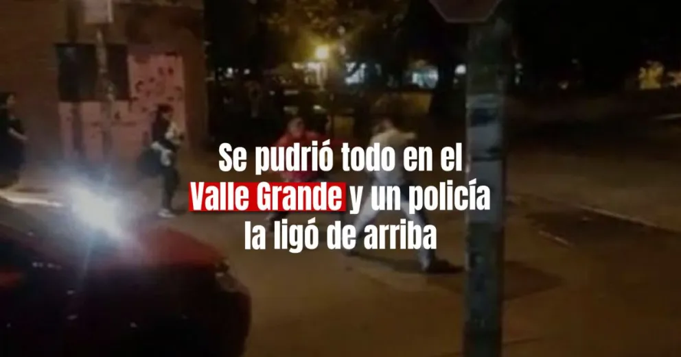 Violenta gresca en Rawson: un policía herido y con pérdida de conocimiento 