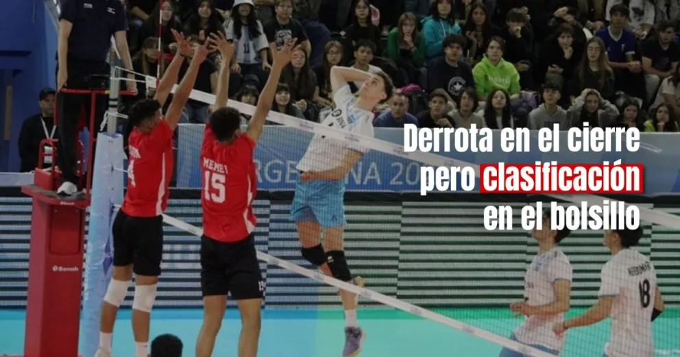 Mundial U-19 de Vóley : Argentina cerró el grupo con derrota ante Egipto 