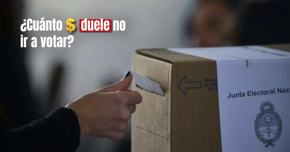 PASO: se dio a conocer el monto de la multa por no ir a votar en estas elecciones