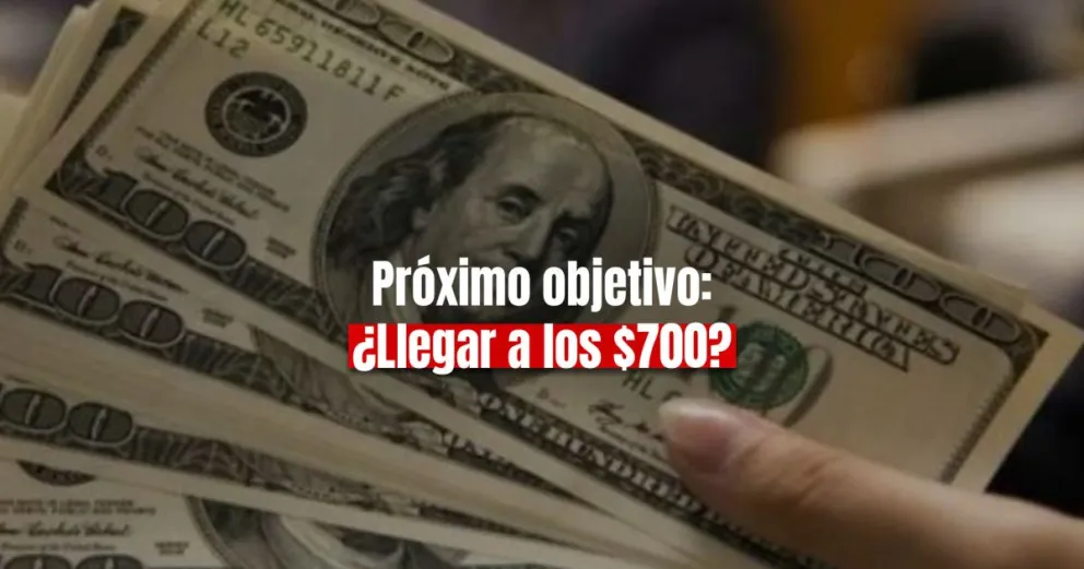 El dólar cerró en $620 en San Juan