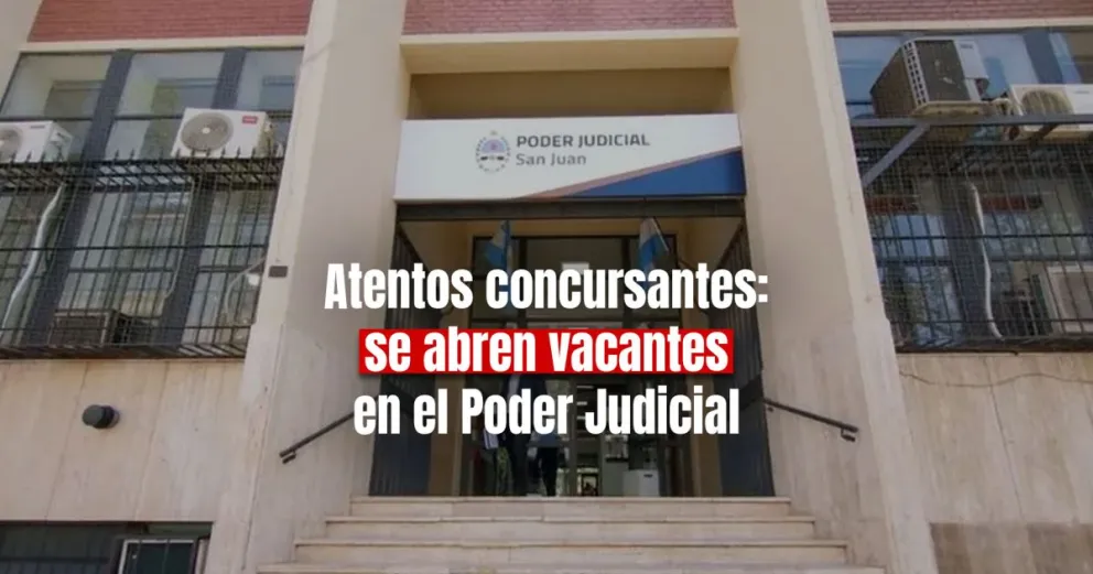 Confirmaron fecha de nuevas incorporaciones al Poder Judicial