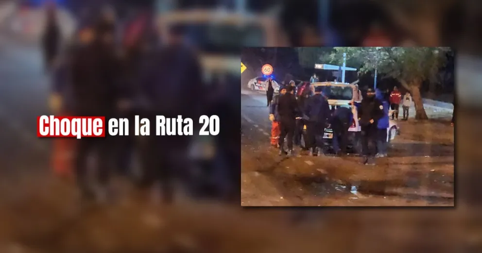 Dos autos chocaron en Caucete 