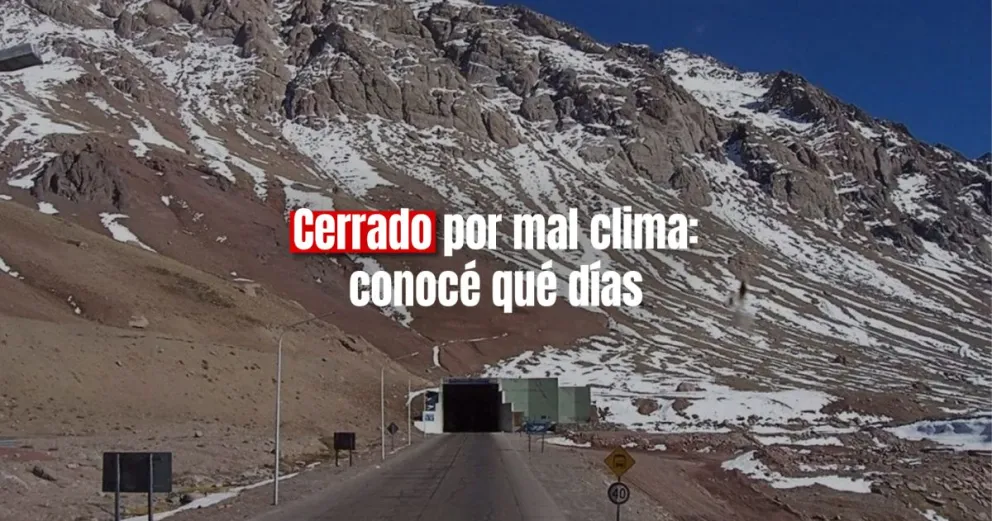 El Paso Cristo Redentor se encontrará cerrado hasta el viernes