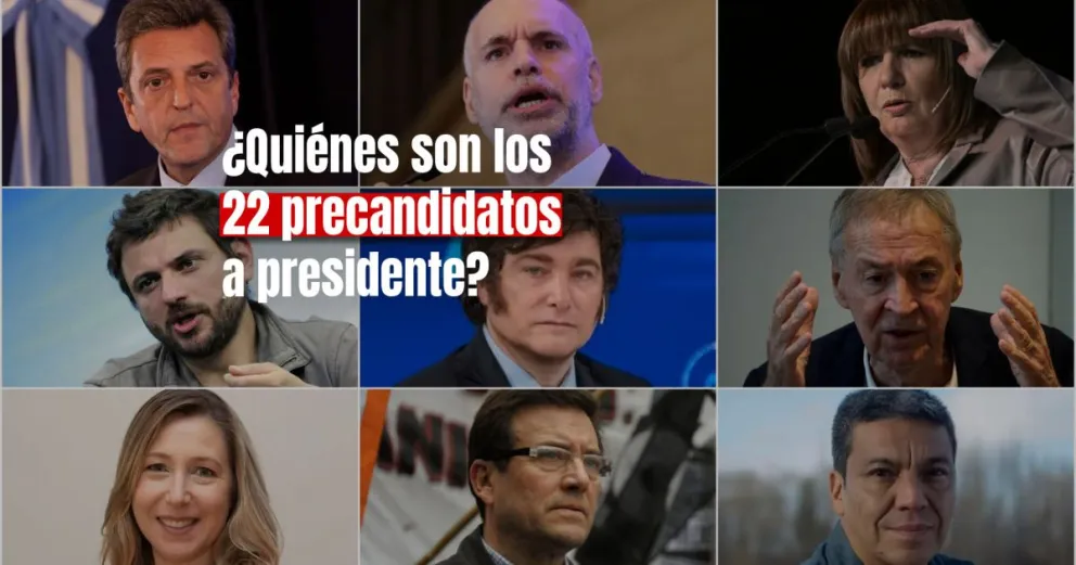 Todos los precandidatos presidente de la Nación