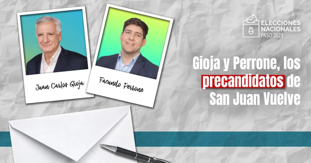 Conocé a Juan Carlos Gioja y Facundo Perrone, los candidatos de San Juan Vuelve 
