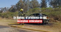 Autos incendiados: hasta ahora hay un 35% de vehículos quemados respecto del 2022
