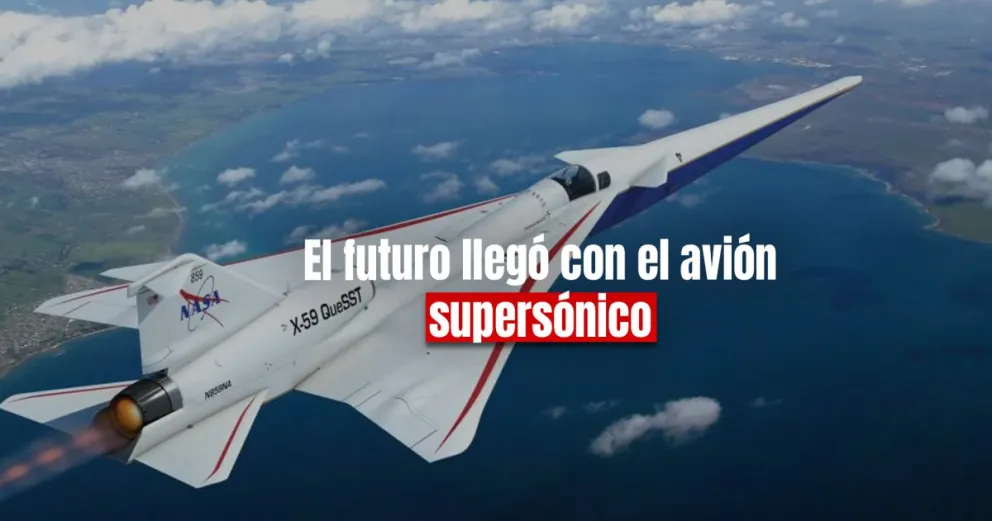 ¿Cómo es el X-59, el avión silencioso que está construyendo la NASA?