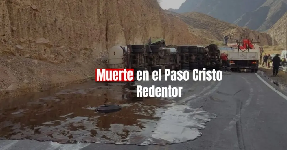 Un camionero chileno chocó en el Paso Cristo Redentor y falleció 