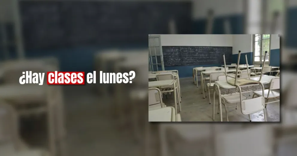 Las escuelas en las que se vota no tendrán actividad en la mañana del lunes
