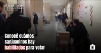 Elecciones 2023: hay 608.535 sanjuaninos habilitados para votar