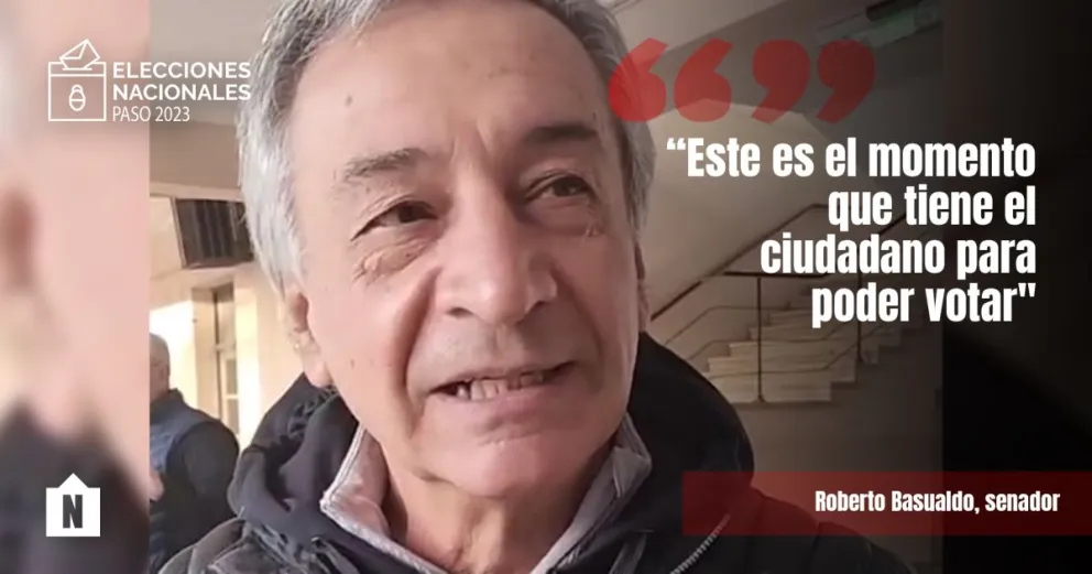 Roberto Basualdo emitió su voto y destacó el trabajo de los fiscales 