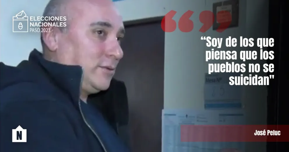 José Peluc: "Que salga lo que el pueblo quiere"