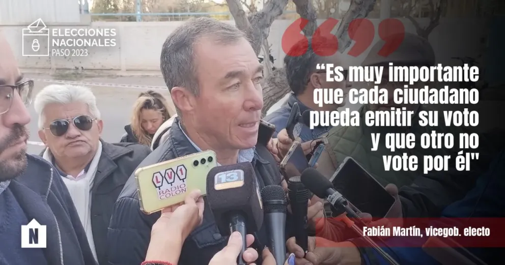 Fabián Martín: “Cada elección tiene su impronta, pueden ser parecidas, pero no son iguales”