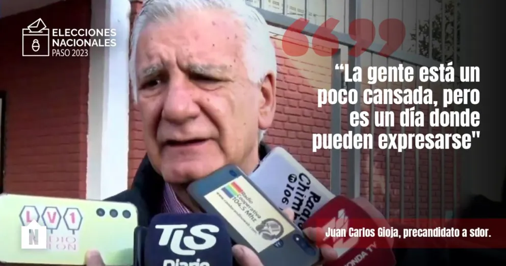 Juan Carlos Gioja: “Esta debería haber sido la primera elección no la tercera”