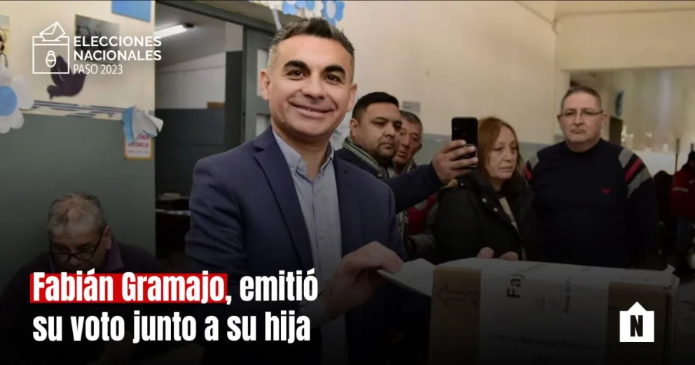 Fabián Gramajo: “Hay que venir a votar y hacerlo con conciencia"