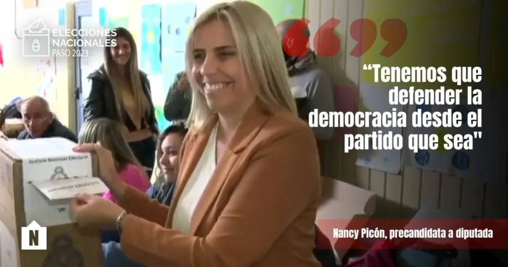 Nancy Picón: “Sean del partido que sean, vayan a votar”