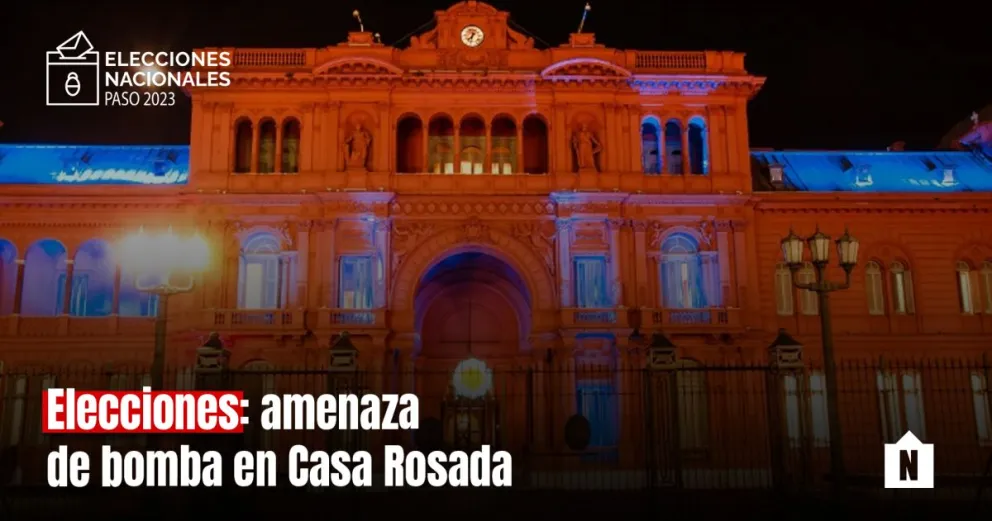 Se activó un protocolo de seguridad en Casa Rosada por una amenaza de bomba
