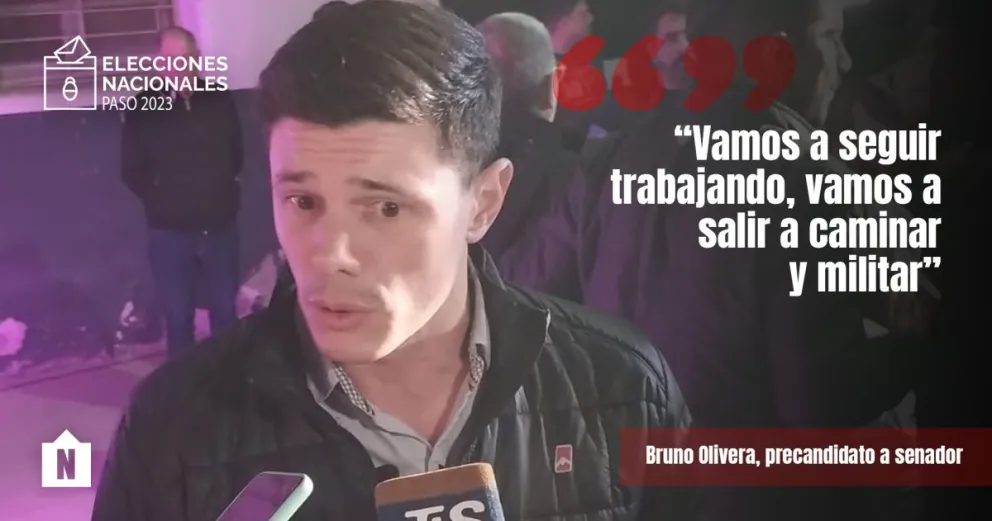 Bruno Olivera Lucero: “La sociedad está cansada y quiere un cambio urgente”
