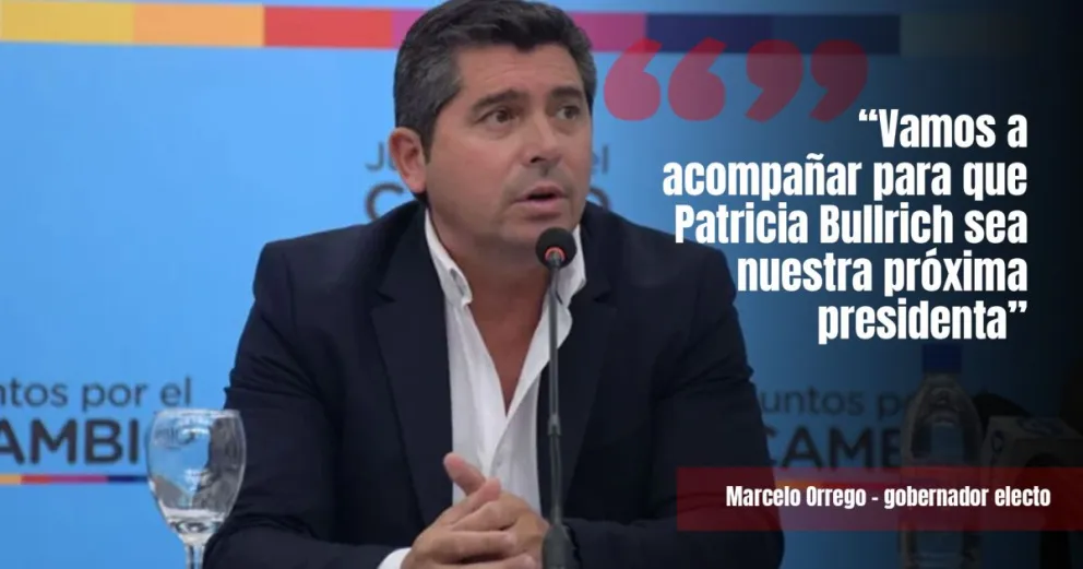 Orrego felicitó a sus candidatos y anticipó que apoyarán a Patricia Bullrich