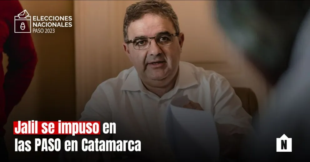 Raúl Jalil, el más votado en las PASO en Catamarca