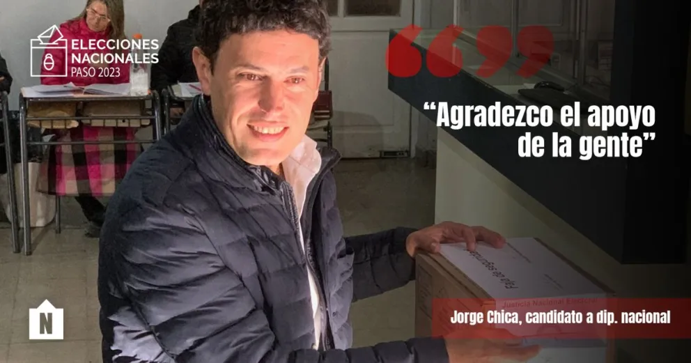 Jorge Chica: “Agradecemos el respaldo y la confianza de los sanjuaninos"