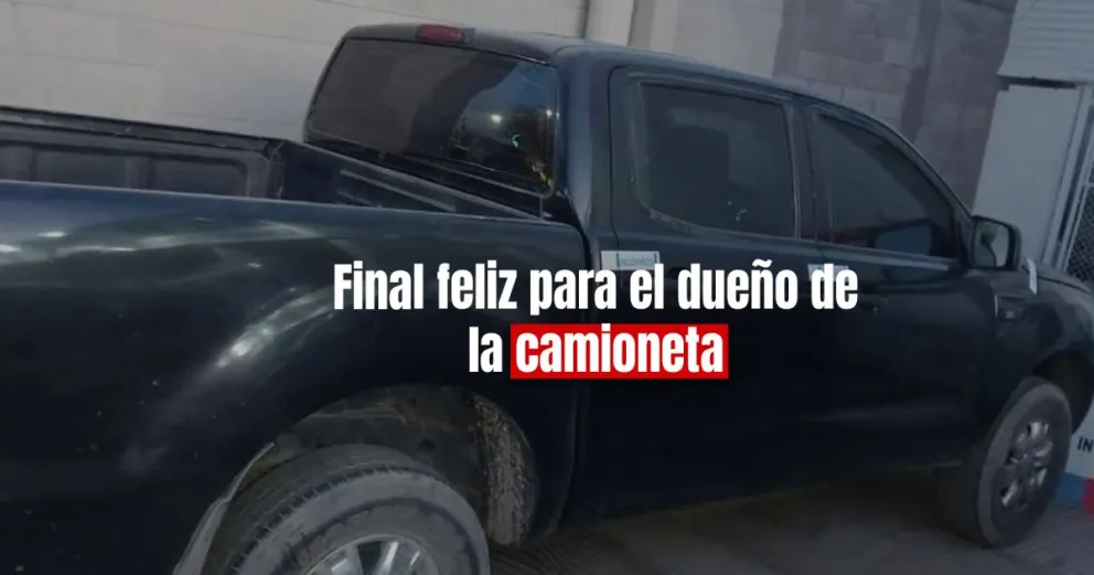 La policía encontró una camioneta que había sido denunciada en Buenos Aires 