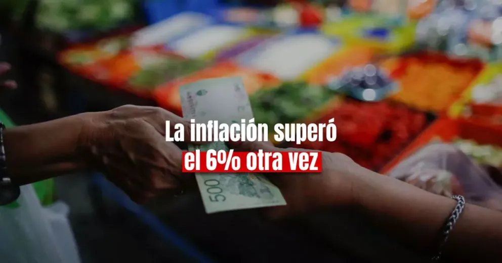 La inflación de julio fue de 6,3% 