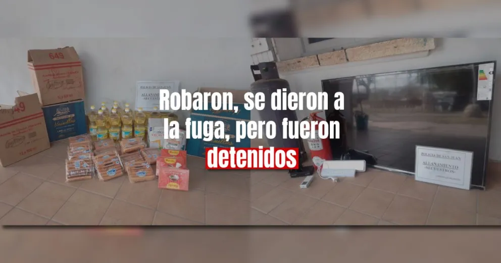 Detienen a una banda de menores acusada de robar un centro de jubilados en Chimbas