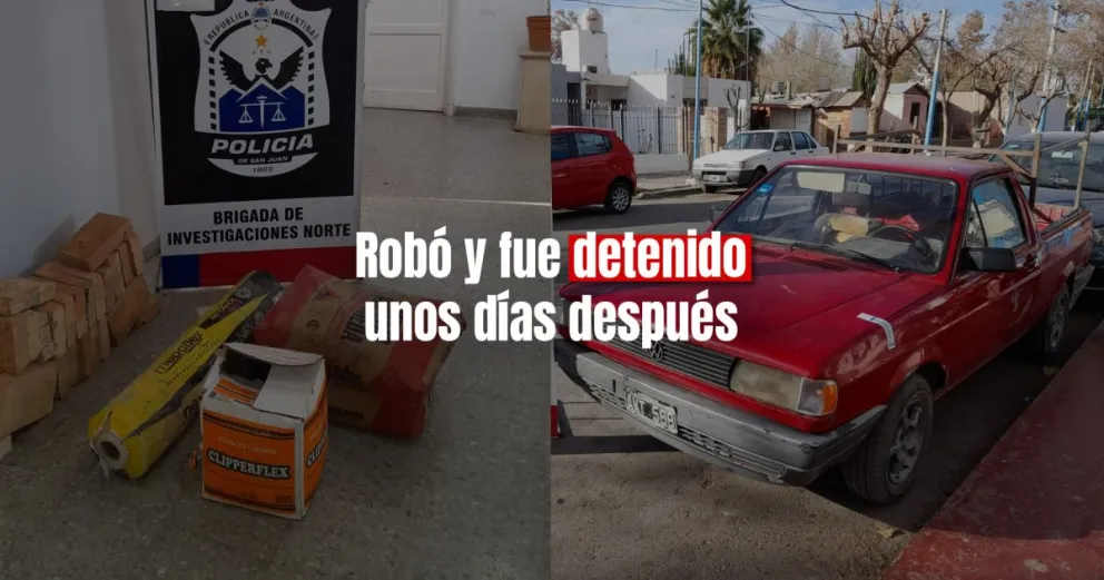 Un hombre terminó detenido por robar ladrillones de una casa en construcción